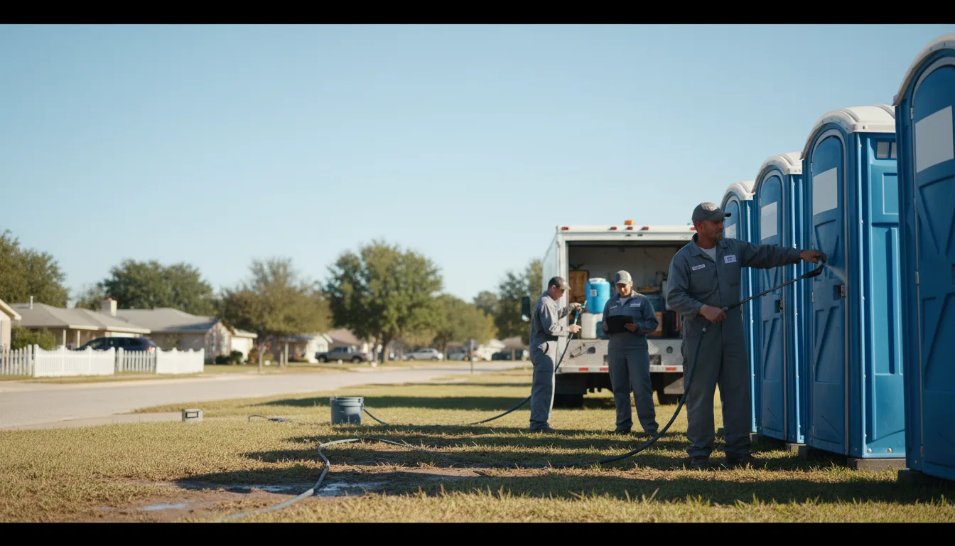 Long-Term Portable Toilet Rental in Exline, IA near me